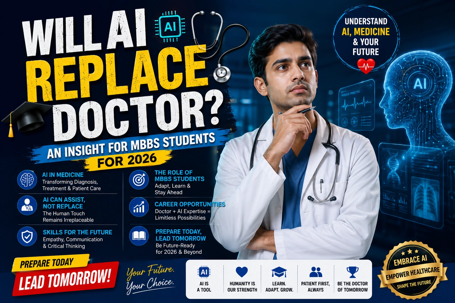 Will AI Replace Doctor? An Insight for MBBS Students for 2026